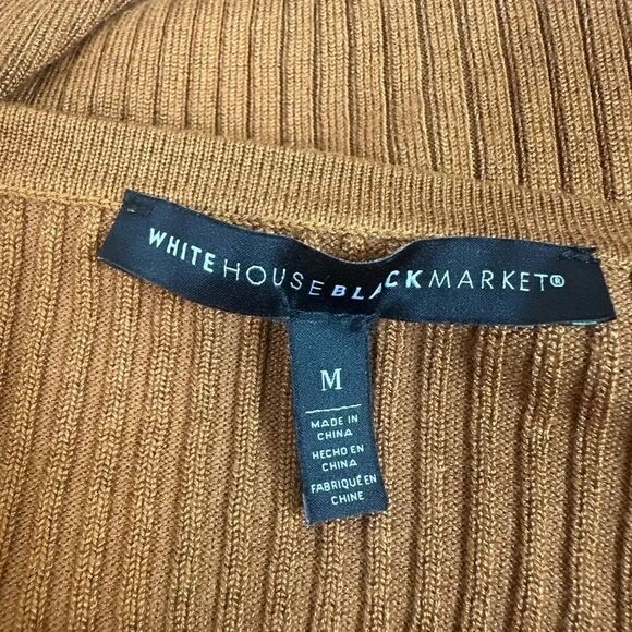 White House Black Market Brown V-Neck Sweater - Picture 9 of 10